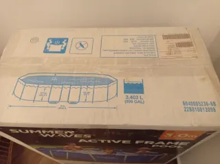 Piscina Summer Waves Ovalada 3x2x0.84m