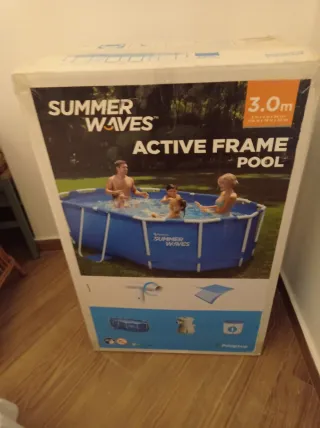 Piscina Summer Waves Ovalada 3x2x0.84m