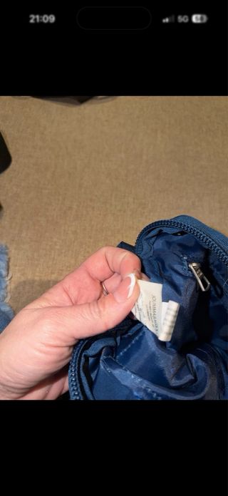 Bolso Pepe Jeans azul y rojo