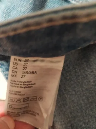 ​Jeans Skinny H&M (&Denim)- Talla S- Talle Regular