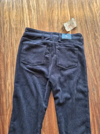 Pantalón pana negro Resolute