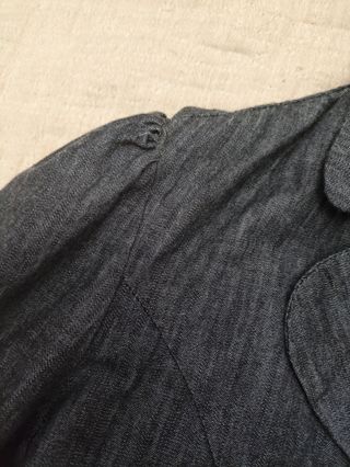 Blazer Jeans Cantão Azul - Novo