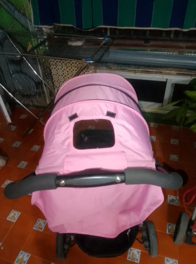 Carrito de paseo Asalvo rosa