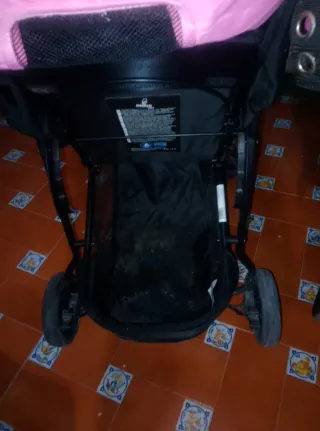 Carrito de paseo Asalvo rosa