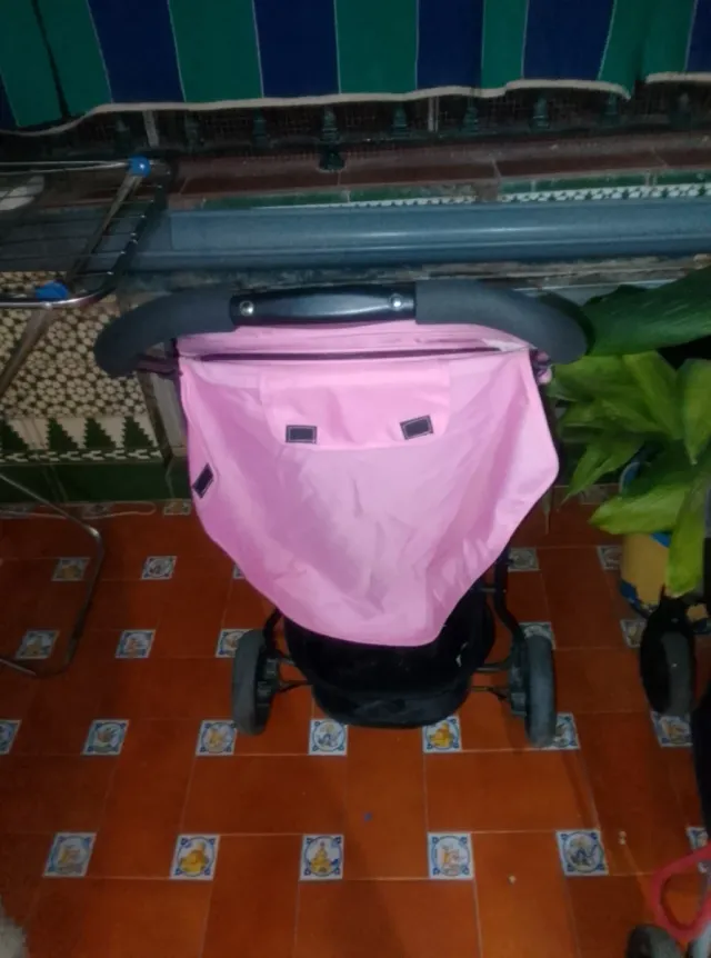 Carrito de paseo Asalvo rosa