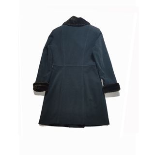 Tara Jarmon/ Abrigo de paño de lana negro 42