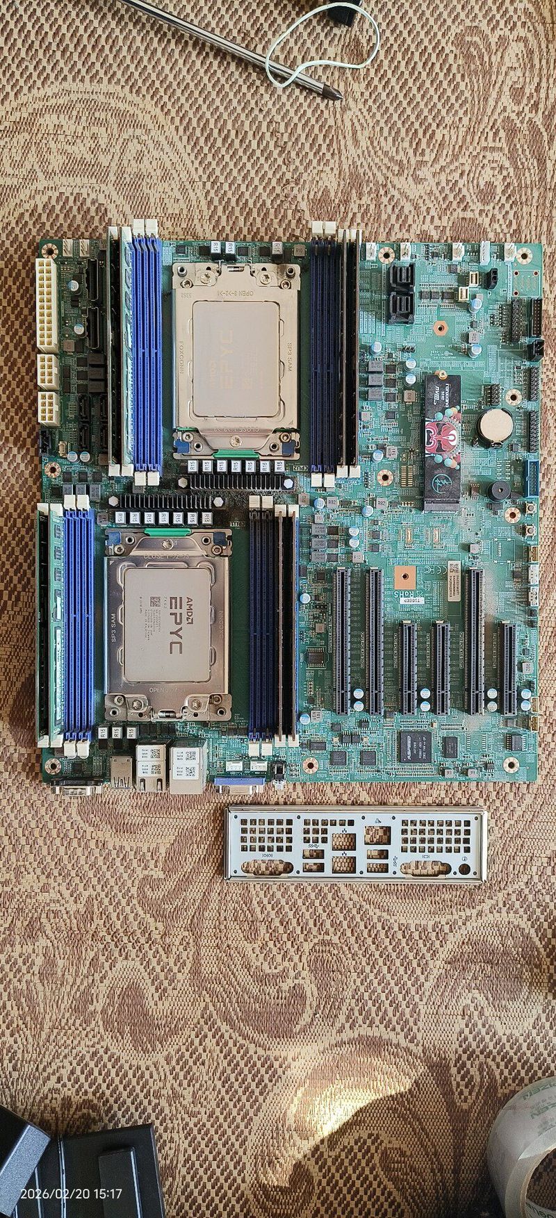 Placa base servidor TTY T1DEEP Dual Socket SP3 afbeelding 5