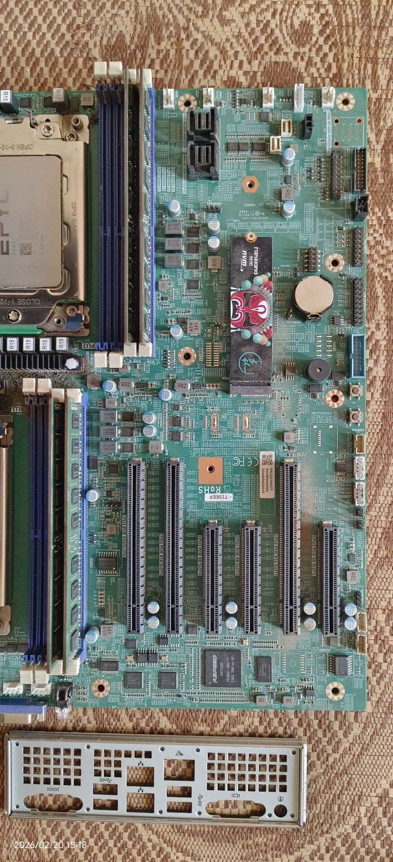 Placa base servidor TTY T1DEEP Dual Socket SP3 afbeelding 6