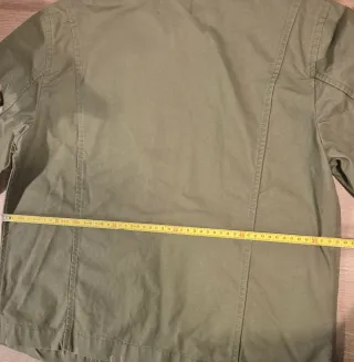 Chaqueta Mango Algodón Cuello Contraste