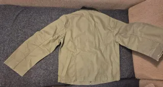 Chaqueta Mango Algodón Cuello Contraste