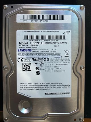 Disco Duro Samsung 320GB HD322HJ