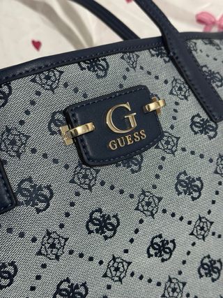 Bolso Tote Guess Neda Large azul denim