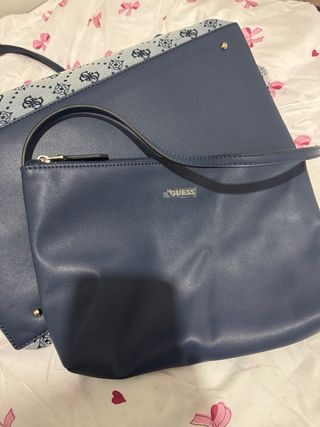Bolso Tote Guess Neda Large azul denim