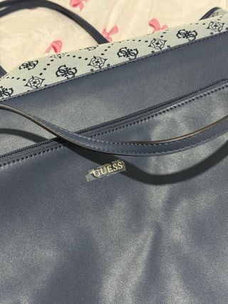 Bolso Tote Guess Neda Large azul denim