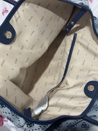 Bolso Tote Guess Neda Large azul denim