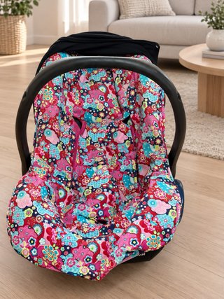 Silla Maxi-Cosi grupo 0 + Funda Floral