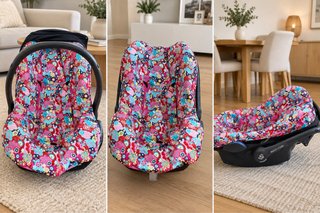 Silla Maxi-Cosi grupo 0 + Funda Floral