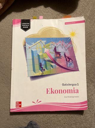 Libro Economía 1 Bachillerato