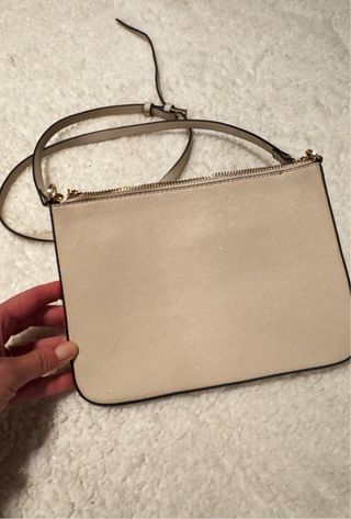 Bolso Parfois blanco almendra