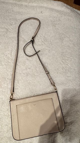 Bolso Parfois blanco almendra