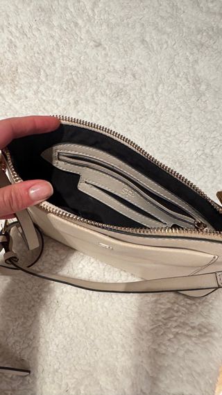 Bolso Parfois blanco almendra