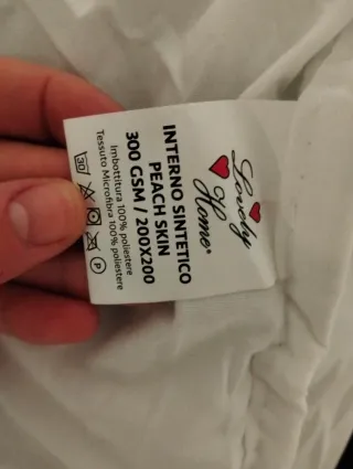 Piumino 1 piazza e mezza mezza stagione