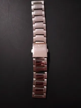 Correa Casio Acero Inoxidable Plata