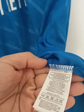 Camiseta fútbol retro R.Madrid. Carvajal. M