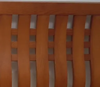 Cabecero de cama 135cm madera color miel