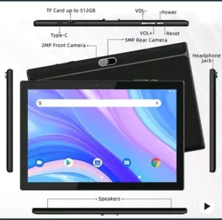 Tablet con pantalla de 10 pulgadas