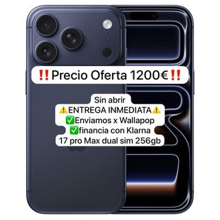 iPhone 17 Pro Max 256GB Dual Sim Azul SIN ABRIR