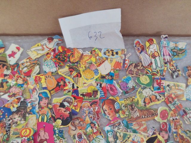 Lote 632 Cromos Troquelados para Jugar