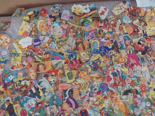 Lote 632 Cromos Troquelados para Jugar