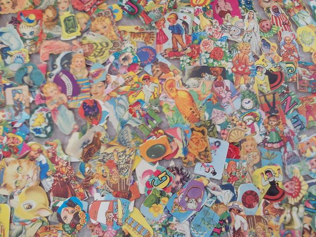 Lote 632 Cromos Troquelados para Jugar