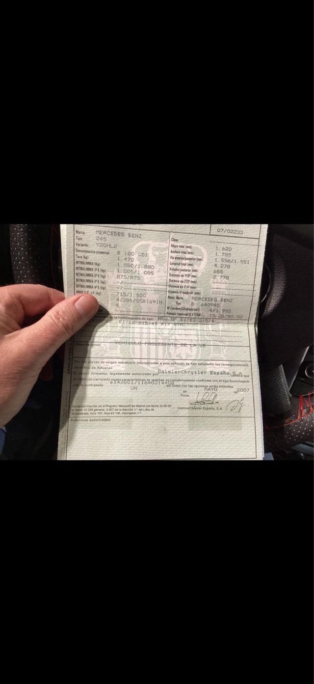 Mercedes-Benz Clase B 2007