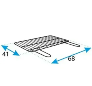 Barbacoa con ruedas y parrilla