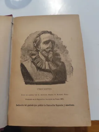Don Quijote de la Mancha año 1895 dos tomos primer