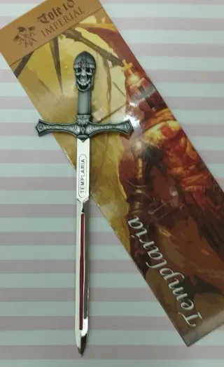 NOVEDAD! ABRECARTAS ESPADA "CALAVERA TEMPLARIA"