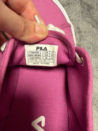 Zapatillas Fila rosas