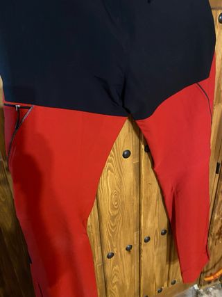 Pantalón Trango World Negro/Rojo talla xxl