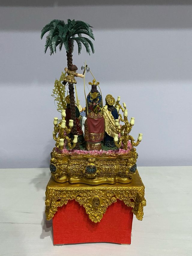 PASO BORRIQUITA SEVILLA MINIATURA