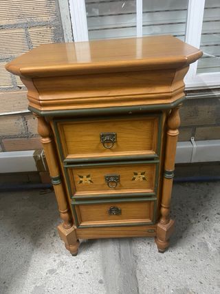 Conjunto Muebles Madera: Cabecero, Escritorio, Mes