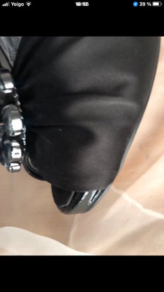 Sandalias Roberto Botella Tacón Joya Negras