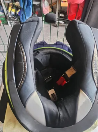 Casco Moto LS2 Negro y Amarillo