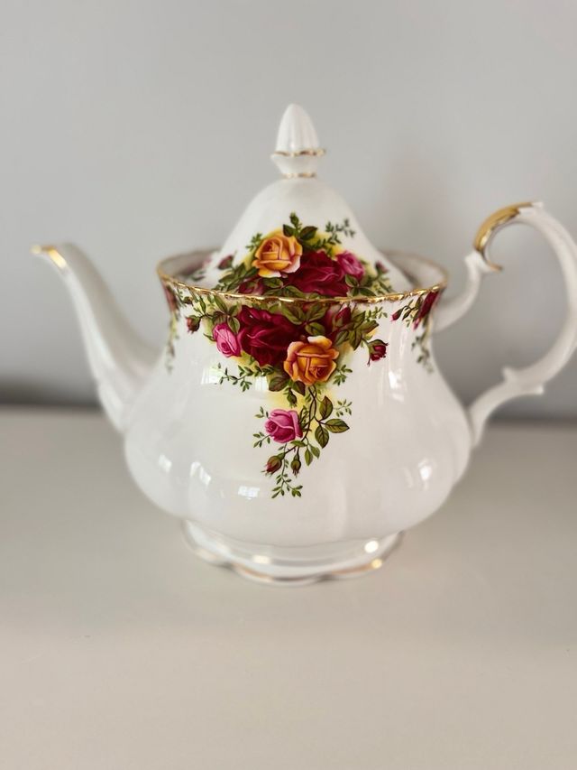 Tetera vintage Royal Albert Old Country Roses