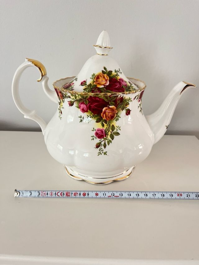Tetera vintage Royal Albert Old Country Roses