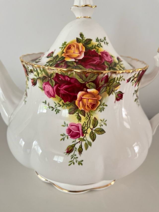 Tetera vintage Royal Albert Old Country Roses