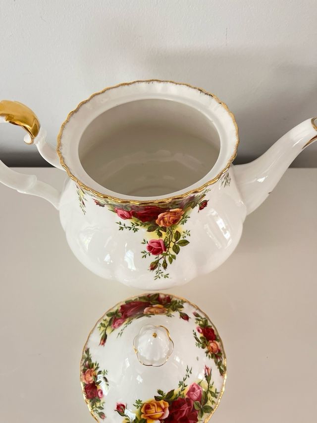 Tetera vintage Royal Albert Old Country Roses