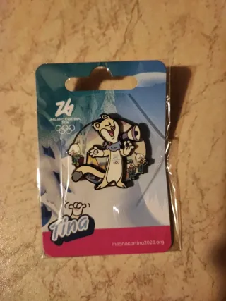 Spilla Pin Milano Cortina 2026 Tina megafono