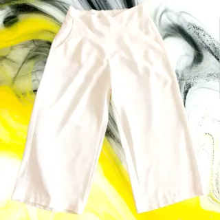 Pantaloni Palazzo Bianchi Eleganza Minimal